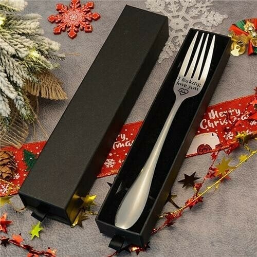 🎄Give a Unique Christmas Gift – Personalized Engraved Fork for Loved Ones💝