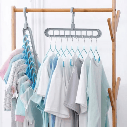 👚 9-in-1 Space-Saving Hanger — Instantly Free Up Closet Space