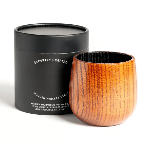 🔥2025 Hot Sale🔥Handmade and Charred Drinking Vessel -Original Wooden Bourbon Drinking Cup