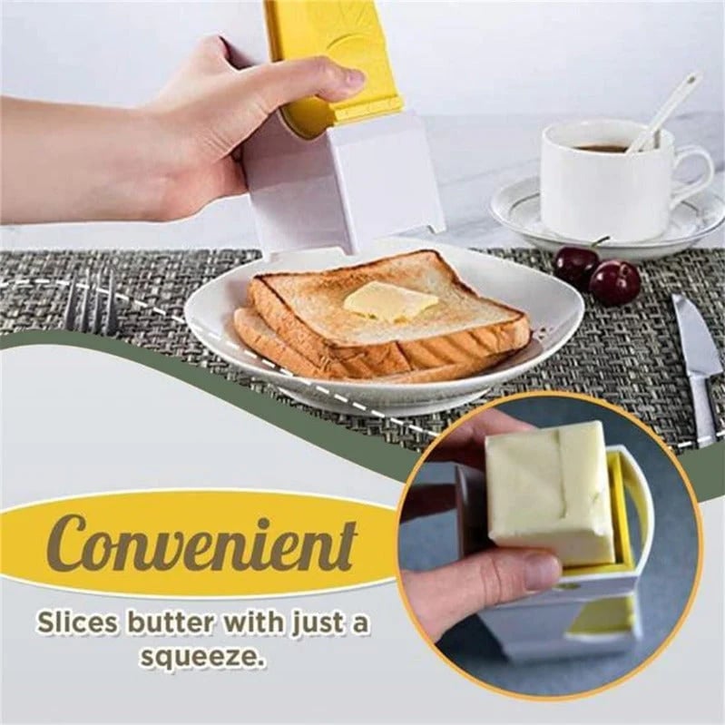 One-Click Butter Slicer🧈 Slice Even Butter Cubes Easily, Kitchen Prep Must-Have✨