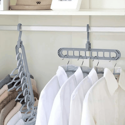👚 9-in-1 Space-Saving Hanger — Instantly Free Up Closet Space