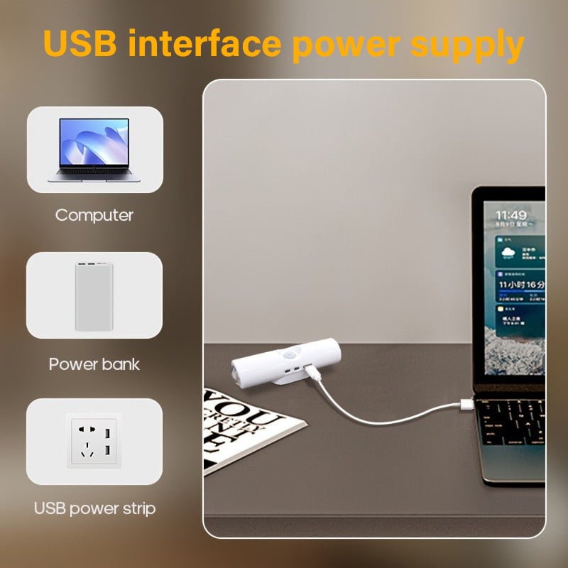 🎄Christmas Sale -limited Edition Rechargeable Smart LED Motion Sensor Ambient Light