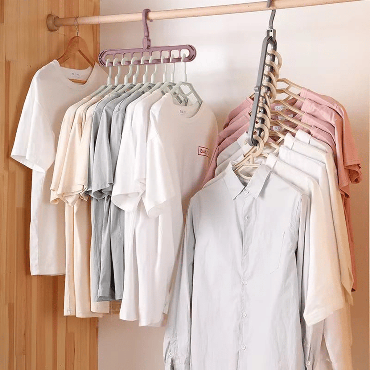 👚 9-in-1 Space-Saving Hanger — Instantly Free Up Closet Space