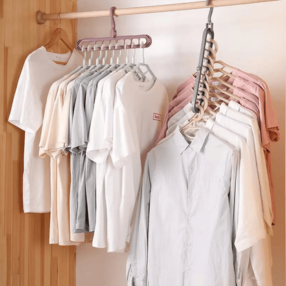 👚 9-in-1 Space-Saving Hanger — Instantly Free Up Closet Space