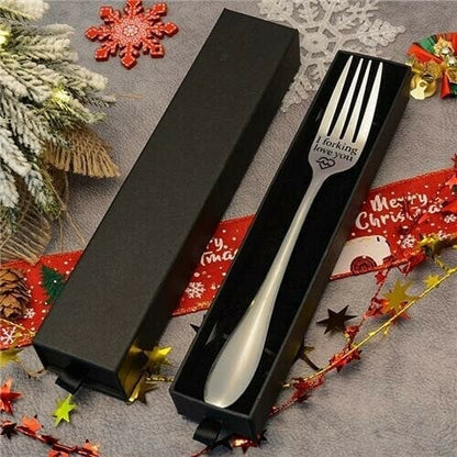 🎄Give a Unique Christmas Gift – Personalized Engraved Fork for Loved Ones💝