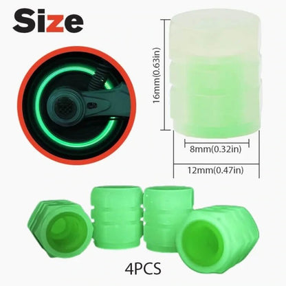 🎁Last Day Promotion 🔥🚗Glow-in-the-Dark Tire Caps 💡