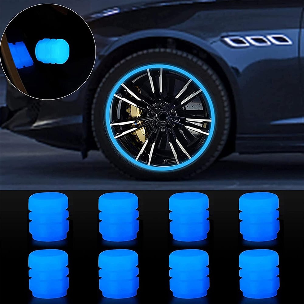 🎁Last Day Promotion 🔥🚗Glow-in-the-Dark Tire Caps 💡