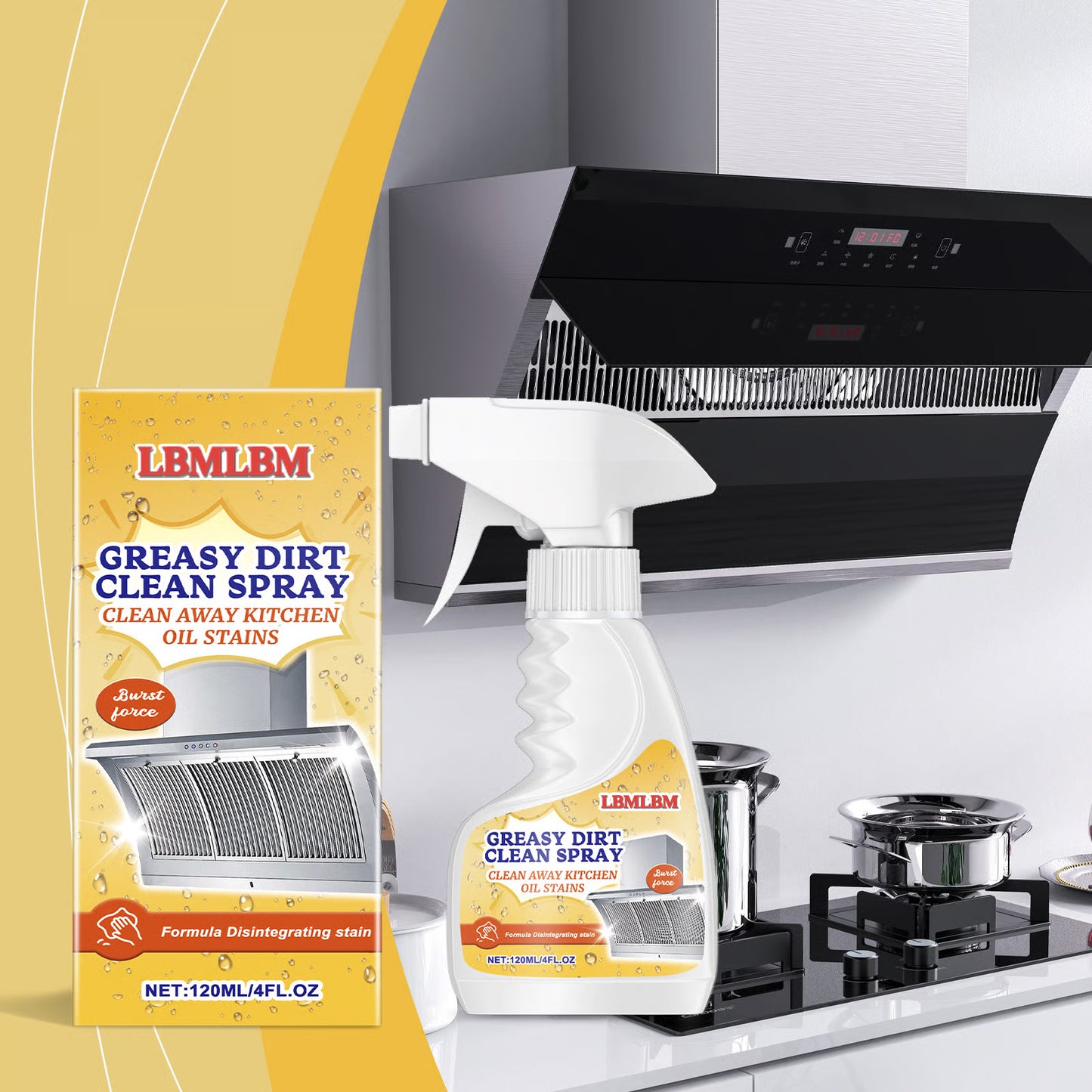 🎁✨Multi-Purpose Kitchen Heavy Oil Cleaner Spray🔥2025 Kitchen Hot Sale 🔥