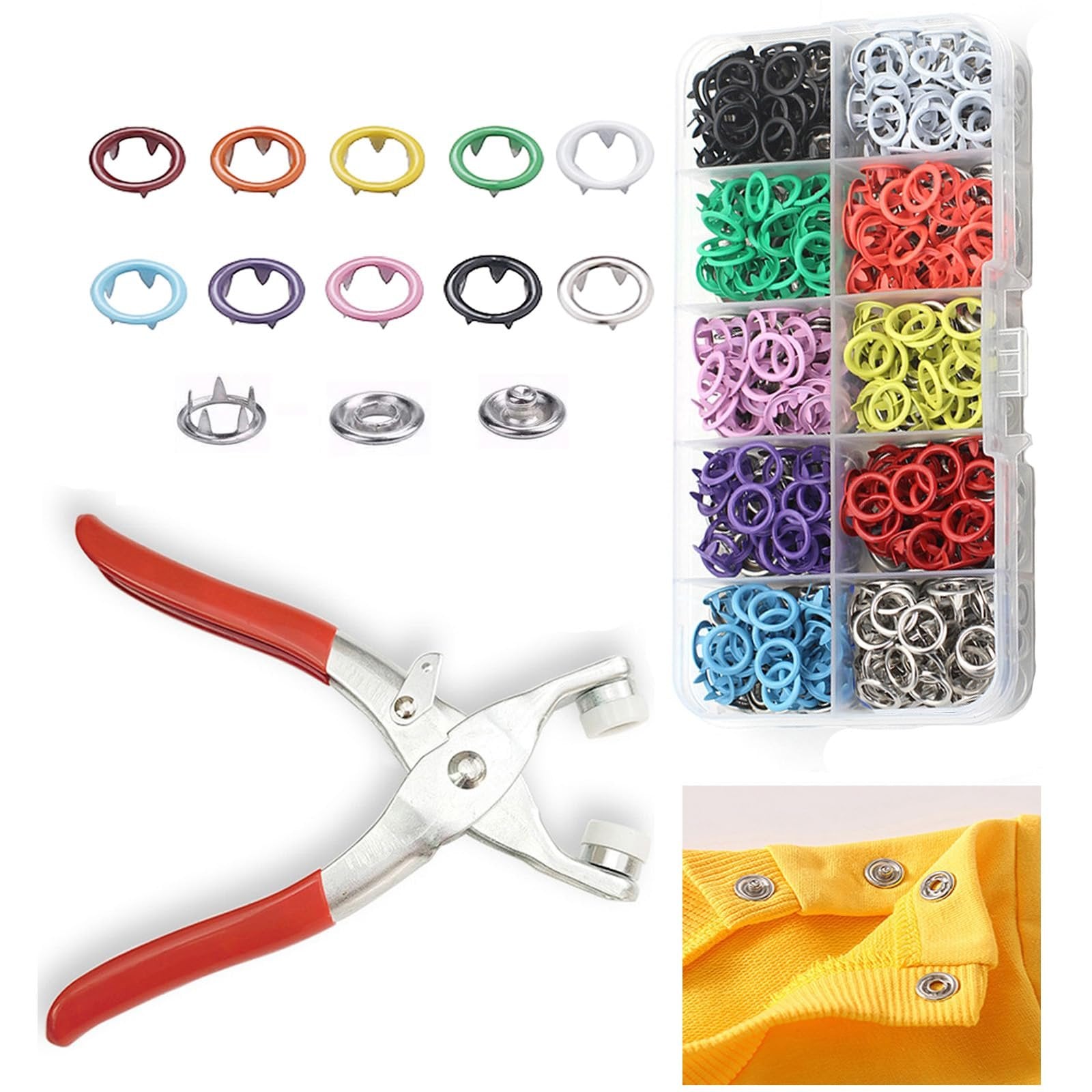 PLIER+Colorful Metal Buckle*100Pcs+Storage Box
