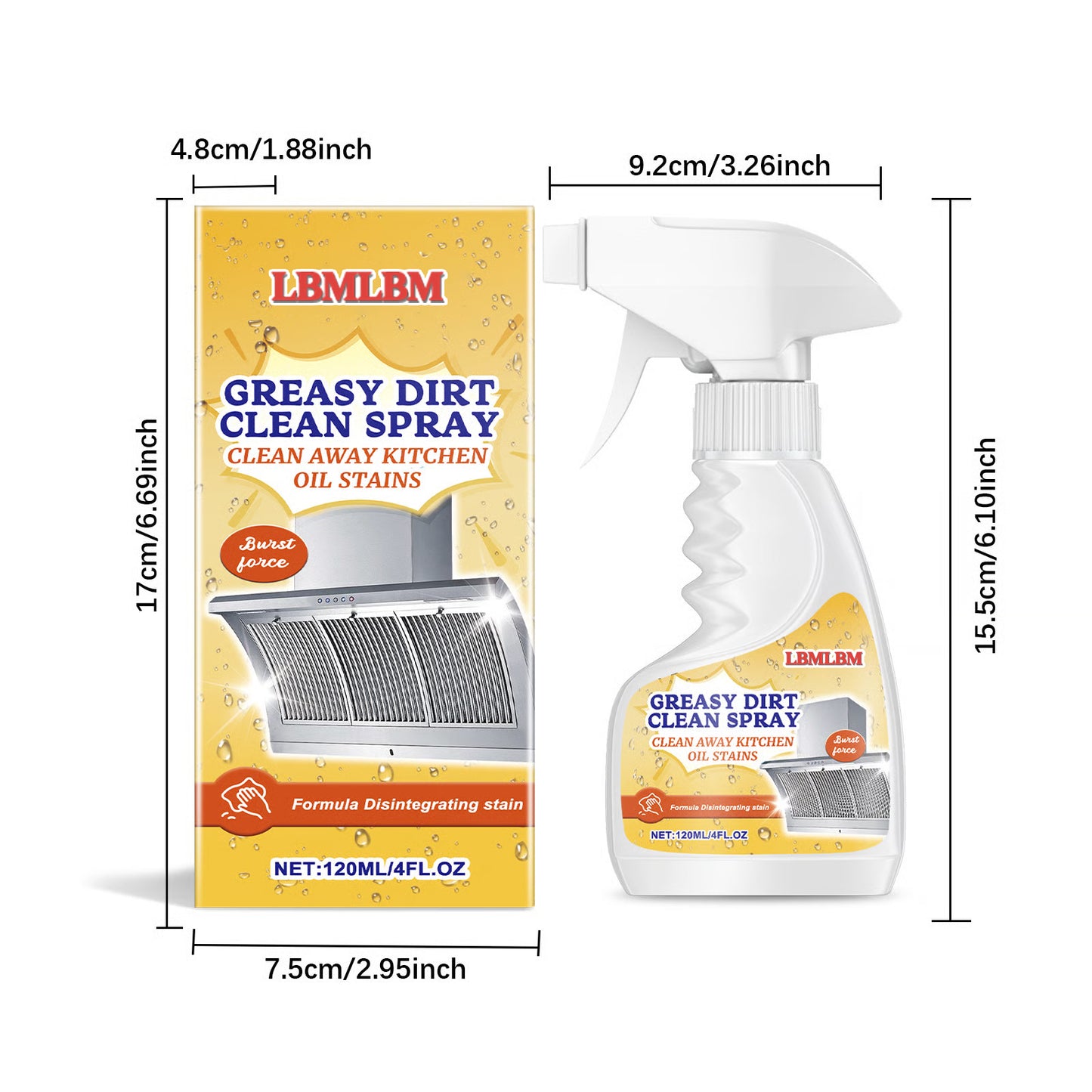 🎁✨Multi-Purpose Kitchen Heavy Oil Cleaner Spray🔥2025 Kitchen Hot Sale 🔥