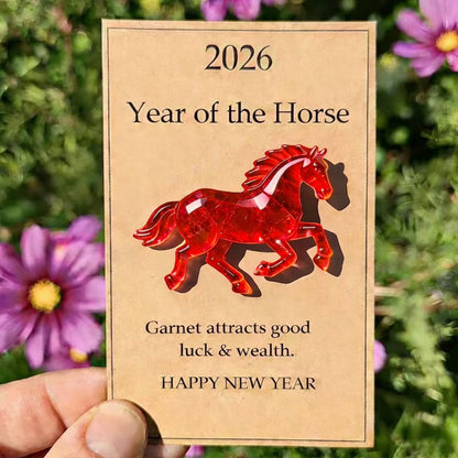 🐎 2026 Year of the Horse Greeting Cards – Choose Your Color, Carry Your Wishes