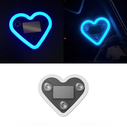 Solar Powered Wireless LED Heart C-Pillar Neon Light