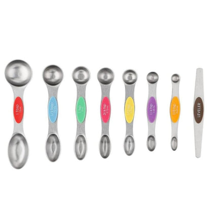 🎄 45% Off! Stainless Steel Magnetic Measuring Spoons – Perfect for Christmas! 🎁
