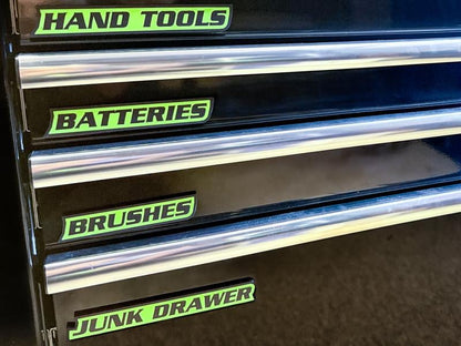 🧰12-Pack Magnetic Toolbox Labels 🧲