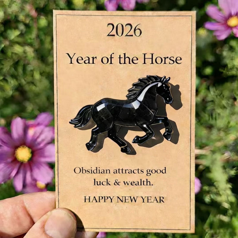 🐎 2026 Year of the Horse Greeting Cards – Choose Your Color, Carry Your Wishes