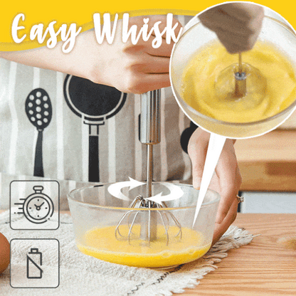 🔥Stainless Steel Semi-Automatic Whisk 🔥🔥