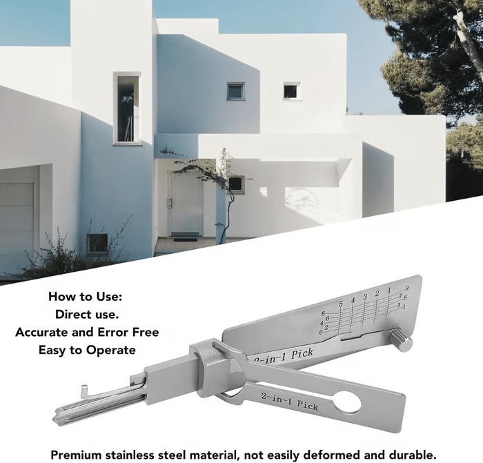 🔥 ⚒️Stainless Steel Master Key Decoder