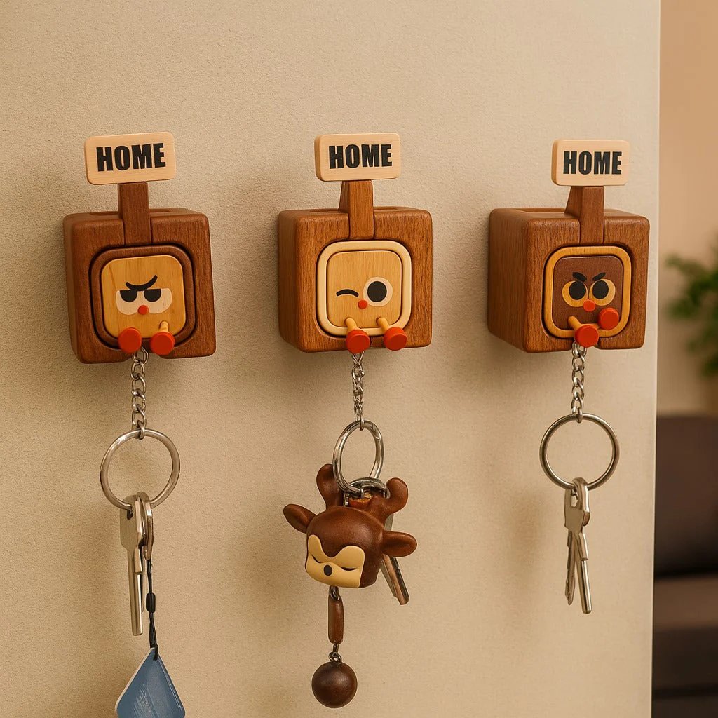 🔥Last Day 60% OFF🎁 Wooden Key Holder🎅