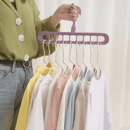 👚 9-in-1 Space-Saving Hanger — Instantly Free Up Closet Space