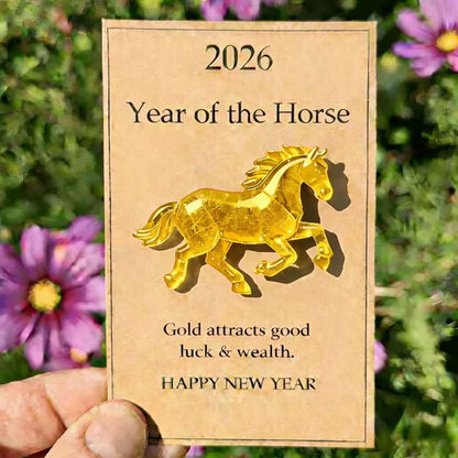 🐎 2026 Year of the Horse Greeting Cards – Choose Your Color, Carry Your Wishes