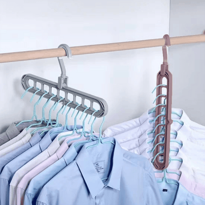 👚 9-in-1 Space-Saving Hanger — Instantly Free Up Closet Space