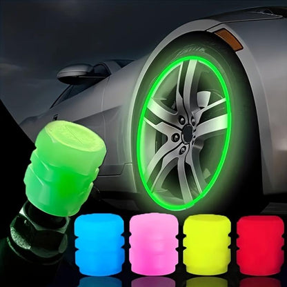 🎁Last Day Promotion 🔥🚗Glow-in-the-Dark Tire Caps 💡
