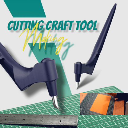 🔥✍️Craft Cutting Tools with 3 Interchangeable Blades (15°/30°/45°)