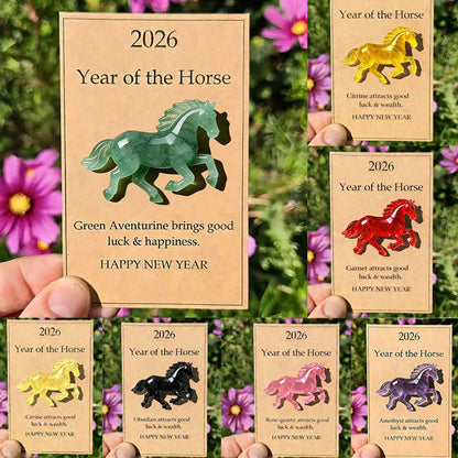 🐎 2026 Year of the Horse Greeting Cards – Choose Your Color, Carry Your Wishes