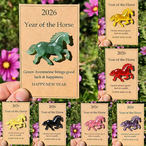 🐎 2026 Year of the Horse Greeting Cards – Choose Your Color, Carry Your Wishes