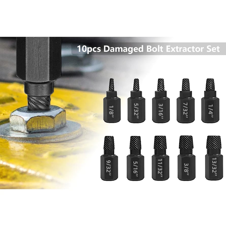 🔧 Broken Bolt & Screw Extractor Tool