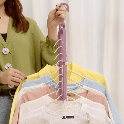 👚 9-in-1 Space-Saving Hanger — Instantly Free Up Closet Space