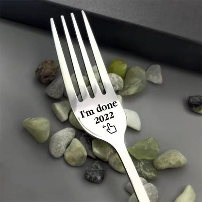 🎄Give a Unique Christmas Gift – Personalized Engraved Fork for Loved Ones💝