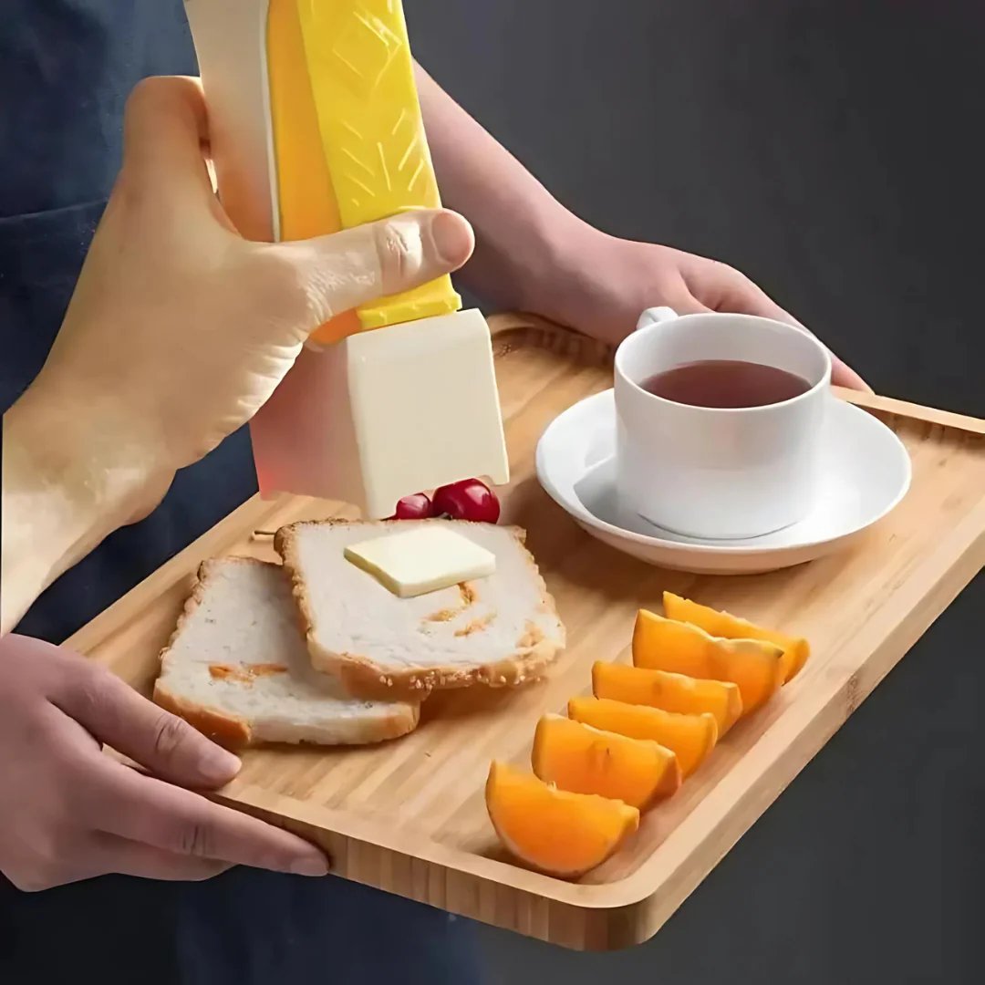 One-Click Butter Slicer🧈 Slice Even Butter Cubes Easily, Kitchen Prep Must-Have✨