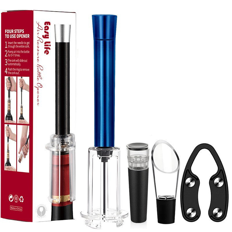 Air Pump Cork Remover Wine Bottle Opener Set