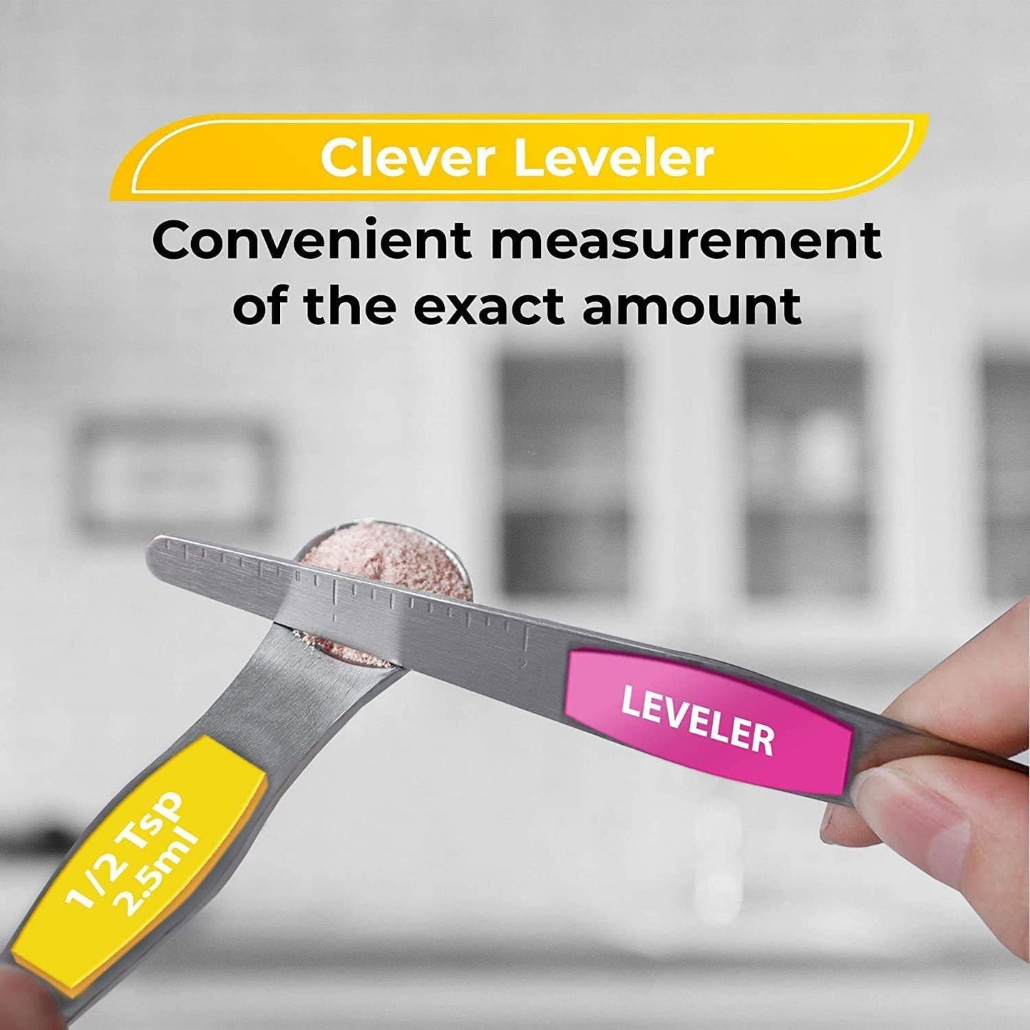 🎄 45% Off! Stainless Steel Magnetic Measuring Spoons – Perfect for Christmas! 🎁