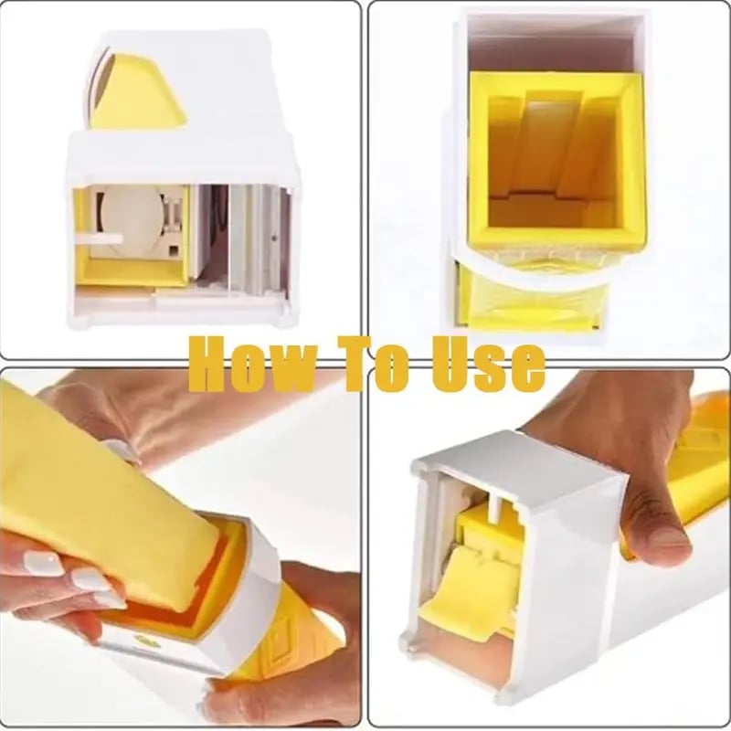One-Click Butter Slicer🧈 Slice Even Butter Cubes Easily, Kitchen Prep Must-Have✨