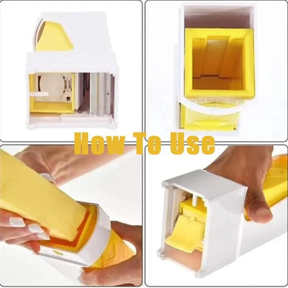 One-Click Butter Slicer🧈 Slice Even Butter Cubes Easily, Kitchen Prep Must-Have✨
