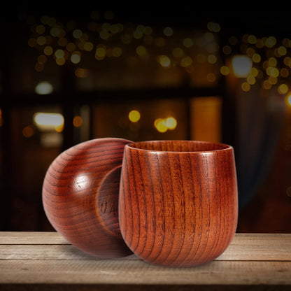 🔥2025 Hot Sale🔥Handmade and Charred Drinking Vessel -Original Wooden Bourbon Drinking Cup