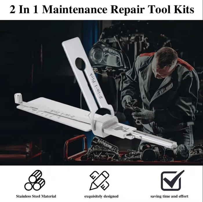 🔥 ⚒️Stainless Steel Master Key Decoder