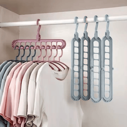 👚 9-in-1 Space-Saving Hanger — Instantly Free Up Closet Space