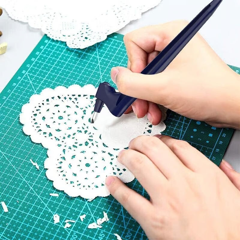 🔥✍️Craft Cutting Tools with 3 Interchangeable Blades (15°/30°/45°)