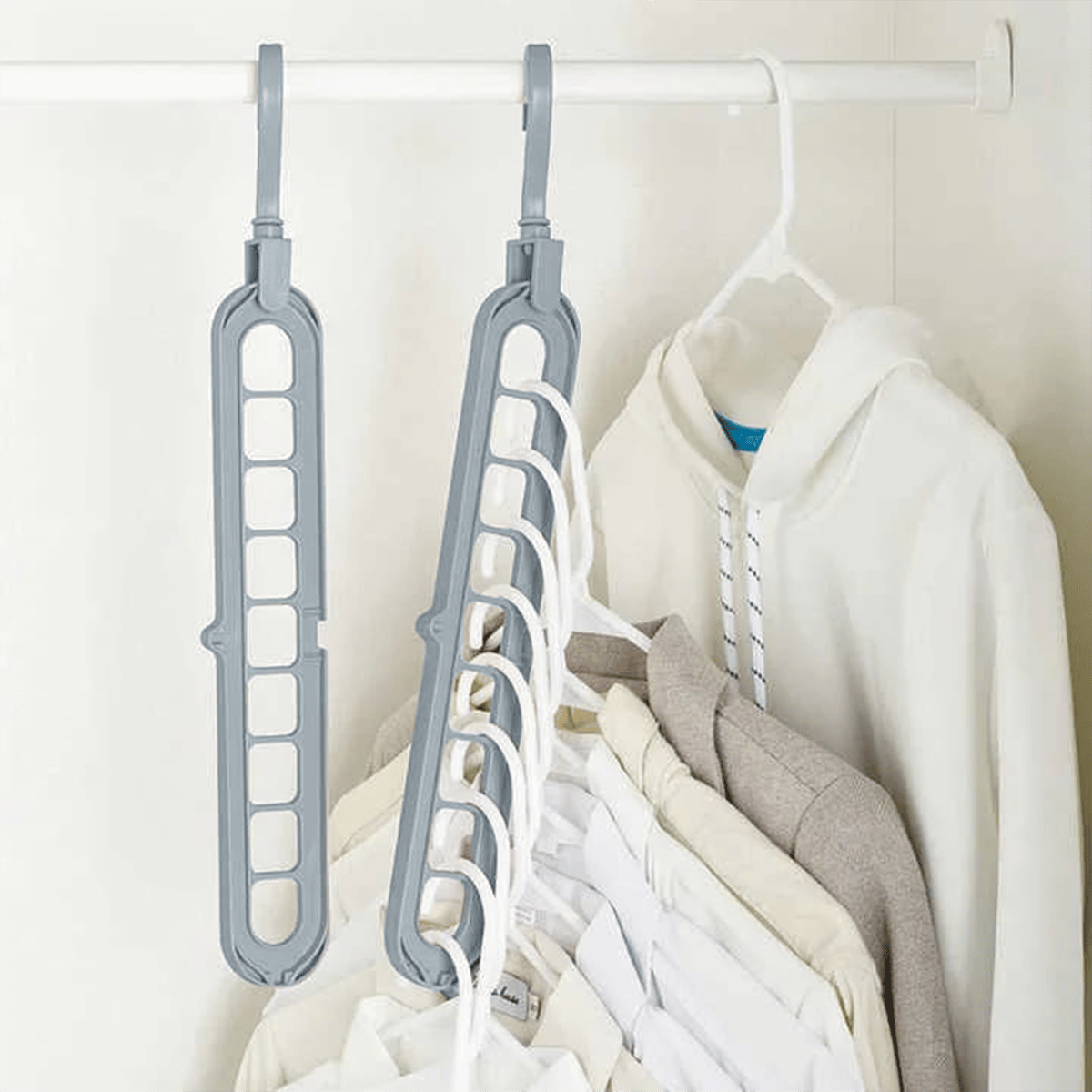 👚 9-in-1 Space-Saving Hanger — Instantly Free Up Closet Space
