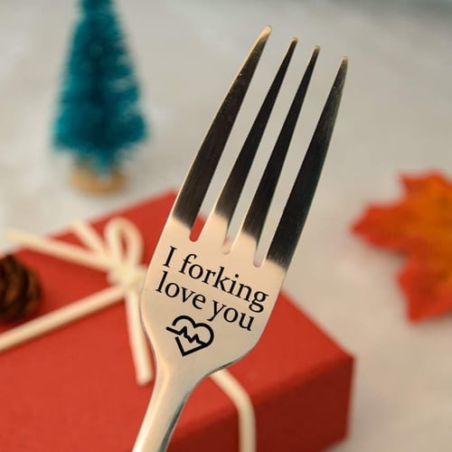 🎄Give a Unique Christmas Gift – Personalized Engraved Fork for Loved Ones💝