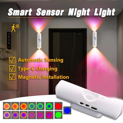 🎄Christmas Sale -limited Edition Rechargeable Smart LED Motion Sensor Ambient Light
