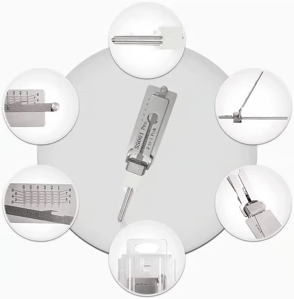 🔥 ⚒️Stainless Steel Master Key Decoder